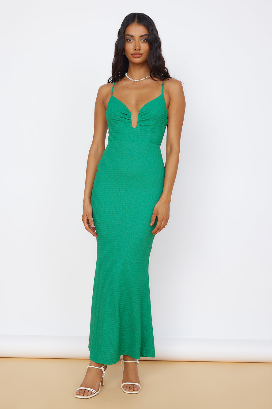 La Bella Vita Maxi Dress Green