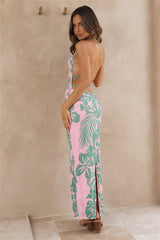 Island Getaway Maxi Dress Pink