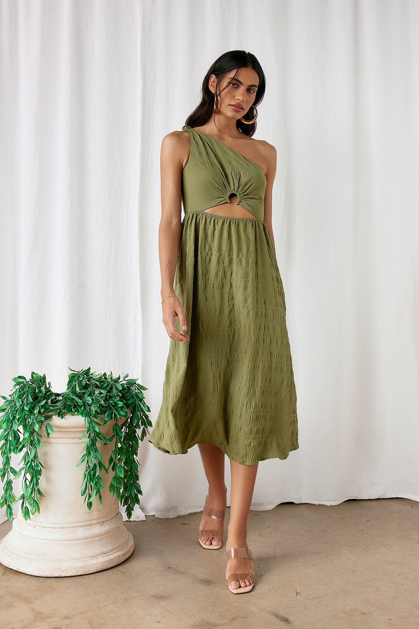 Dive In Maxi Dress Green