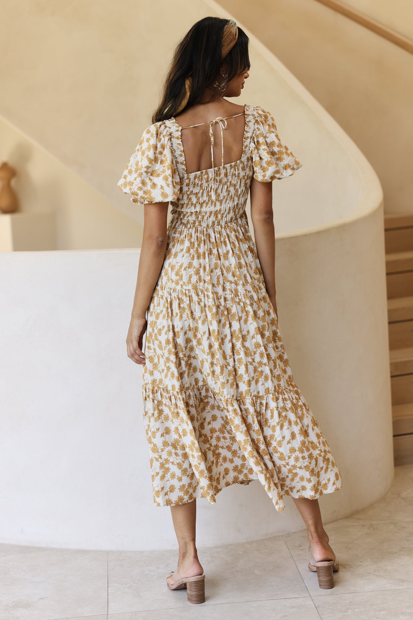 Land And Sky Maxi Dress Yellow