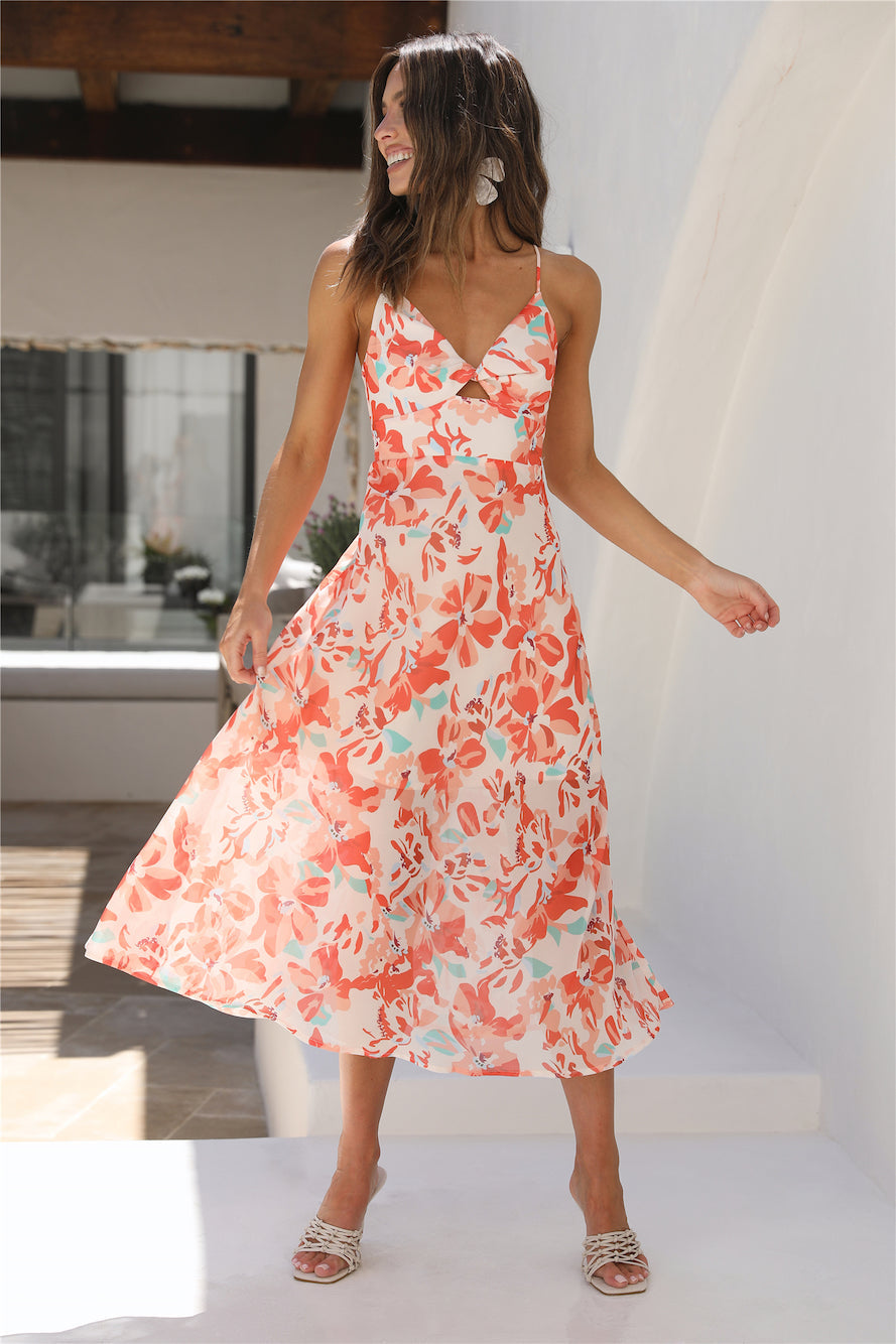 First Date Maxi Dress Orange