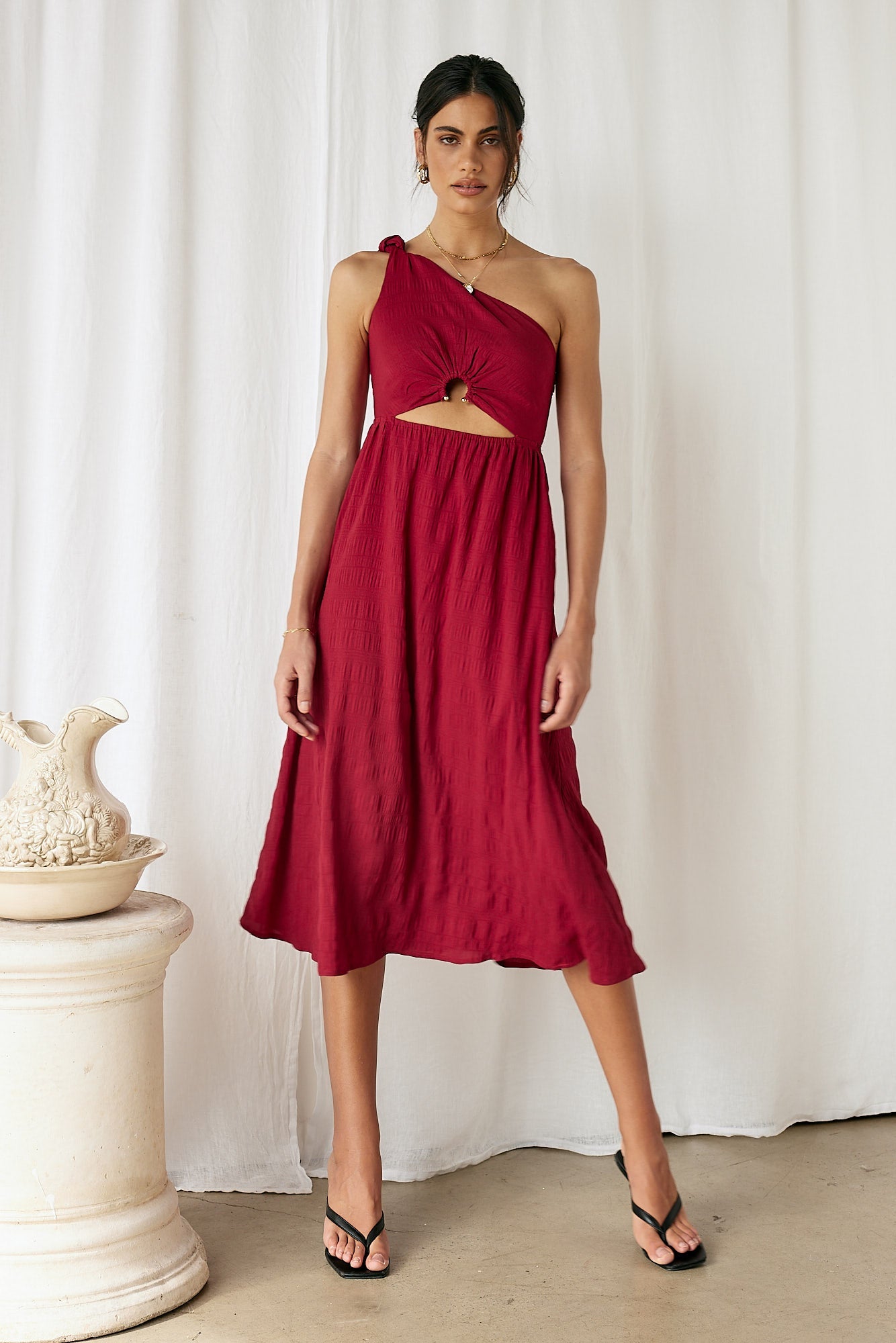 Dive In Maxi Dress Red