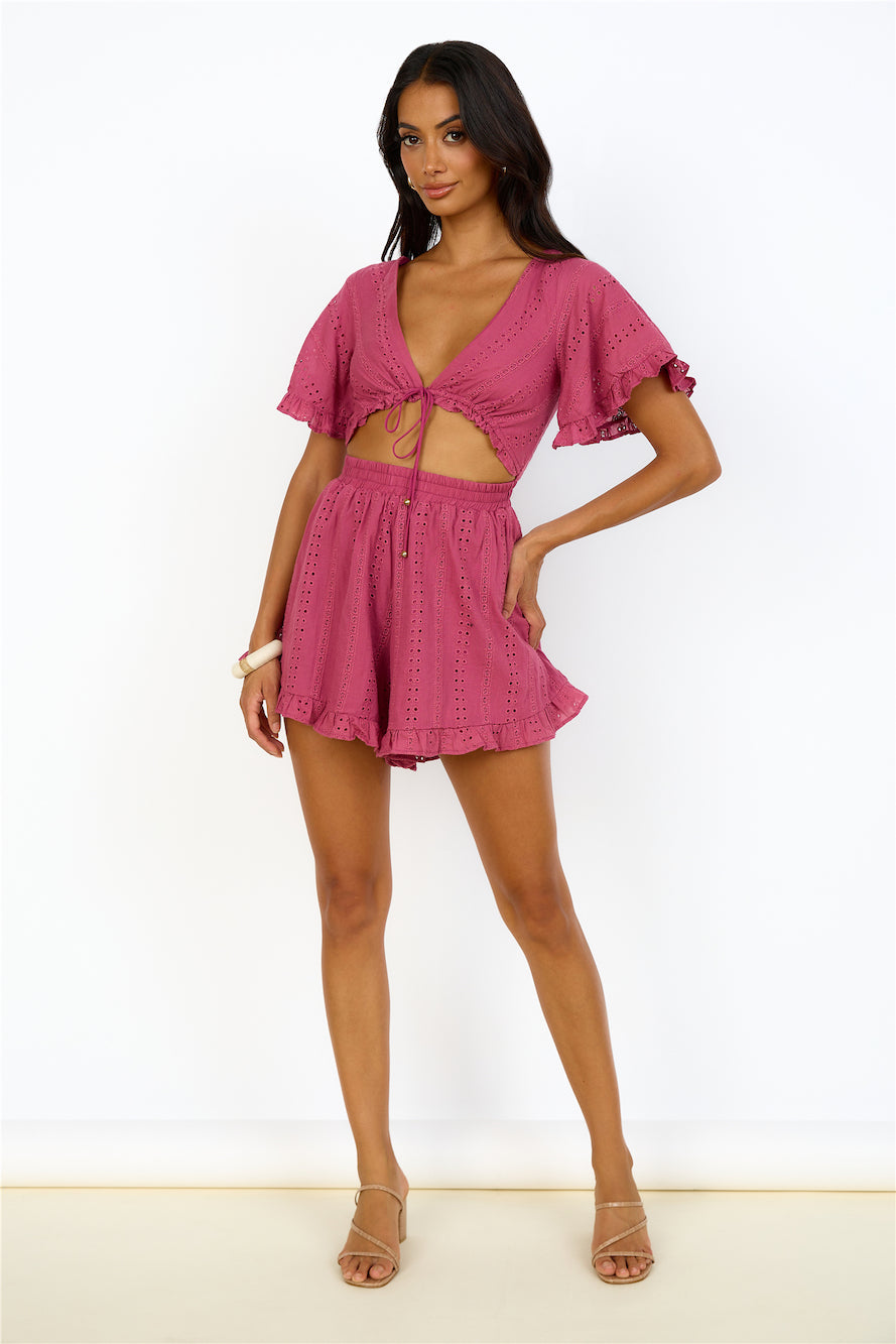 From Eden Playsuit Pink