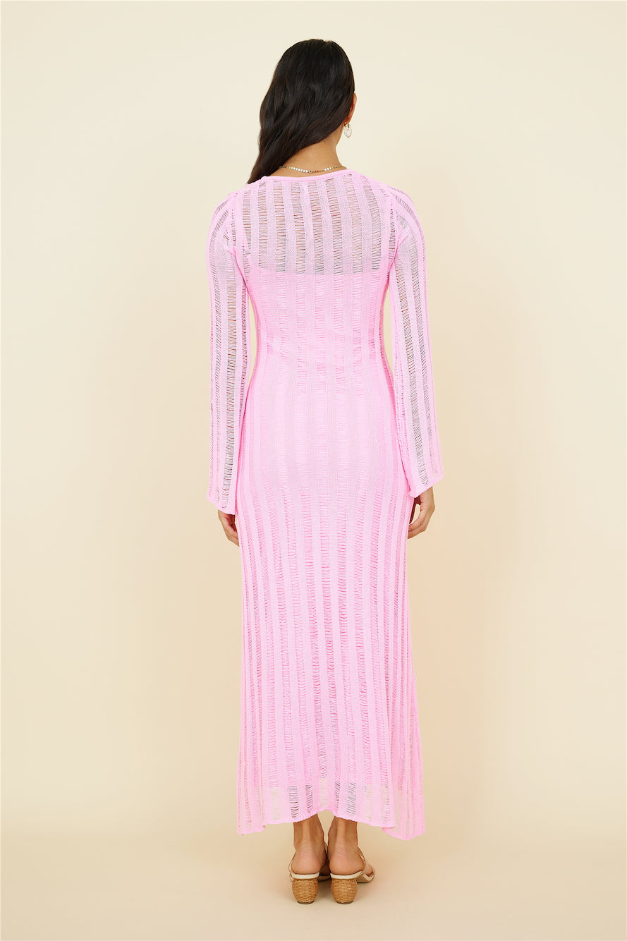 Exploration Maxi Dress Pink