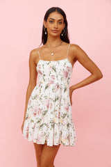 Flower Picking Dress White