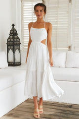 Got The Sun Maxi Dress White