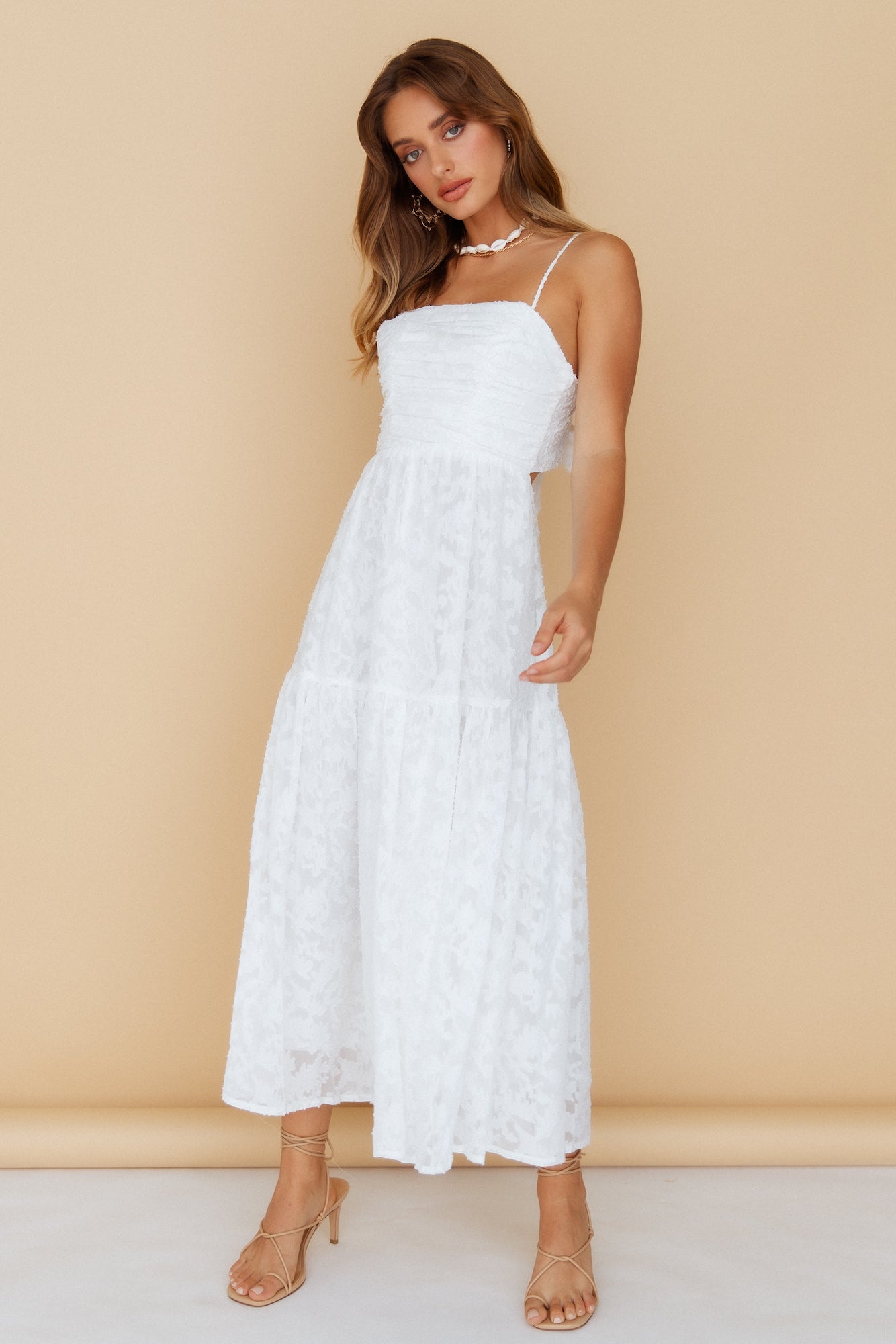 Instant Joy Maxi Dress White