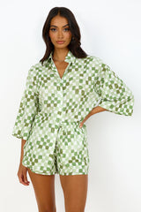 CHARLIE HOLIDAY Harlow Shirt Checkerboard