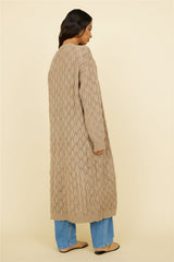 Lullaby Dreams Knit Cardigan Brown