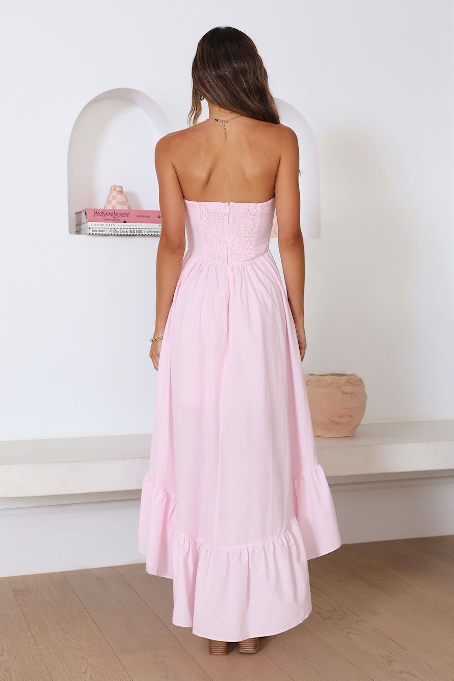 Love In The Summer Maxi Dress Pink