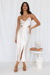 Touch The Sky Maxi Dress Champagne