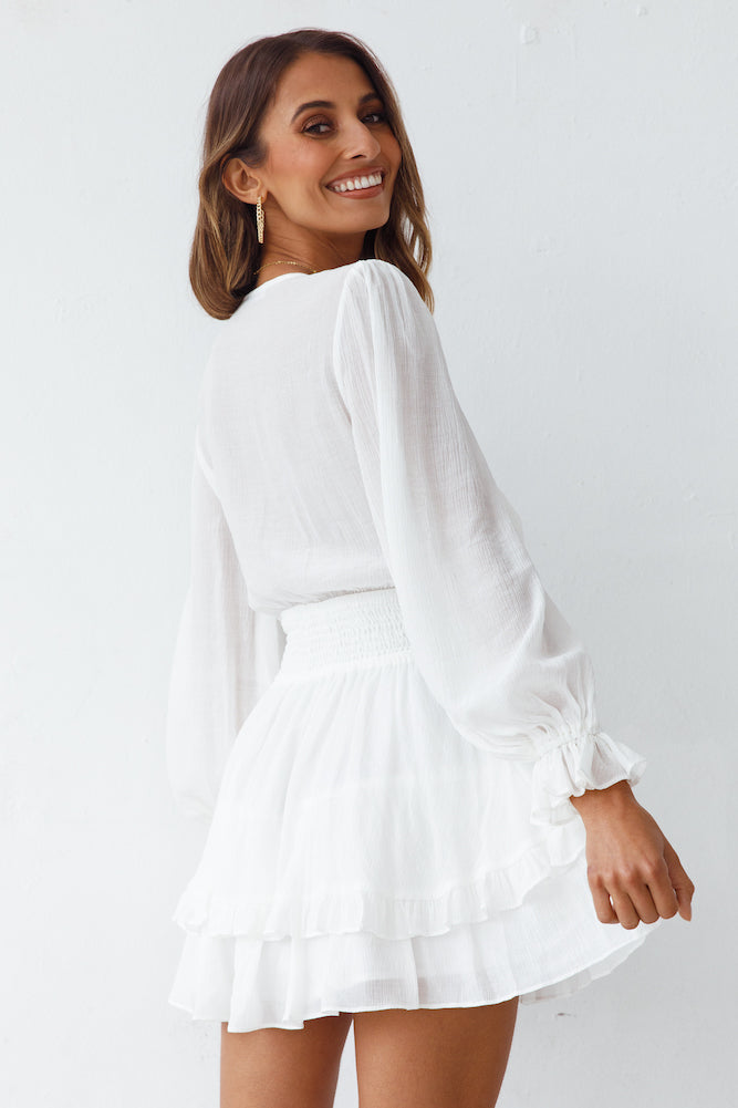 Lookout Dress White