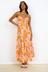 Sunshine Sweetheart Maxi Dress Orange