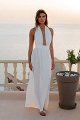 HELLO MOLLY Dedicated Song Maxi Dress White