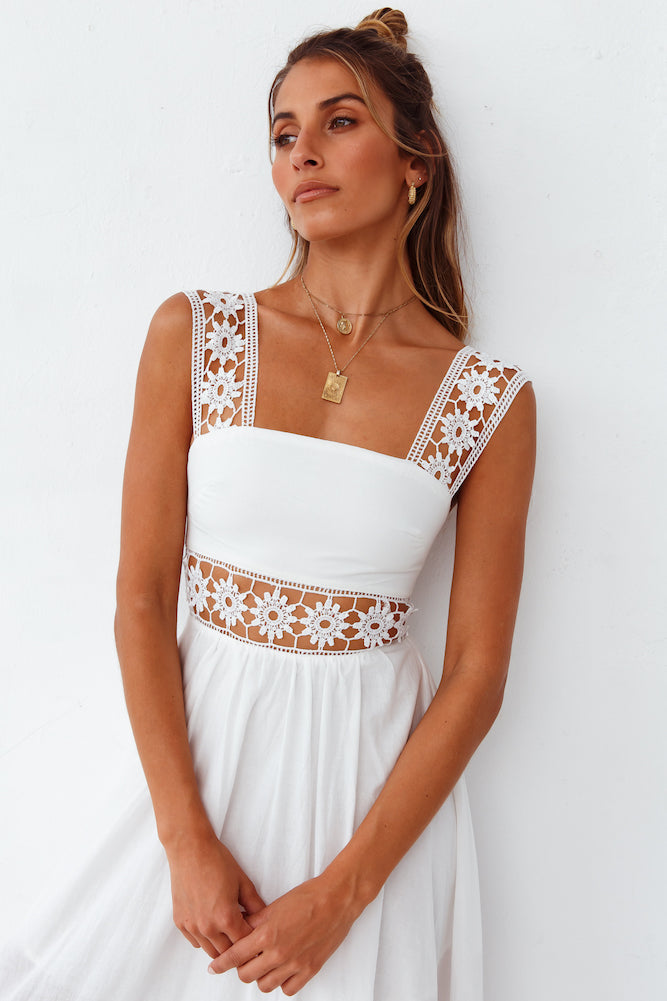 Eugenia Maxi Dress White