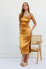 Fiorella Maxi Dress Gold