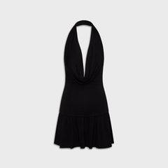 Frankies Bikinis Bowery Jersey Mini Dress - Black
