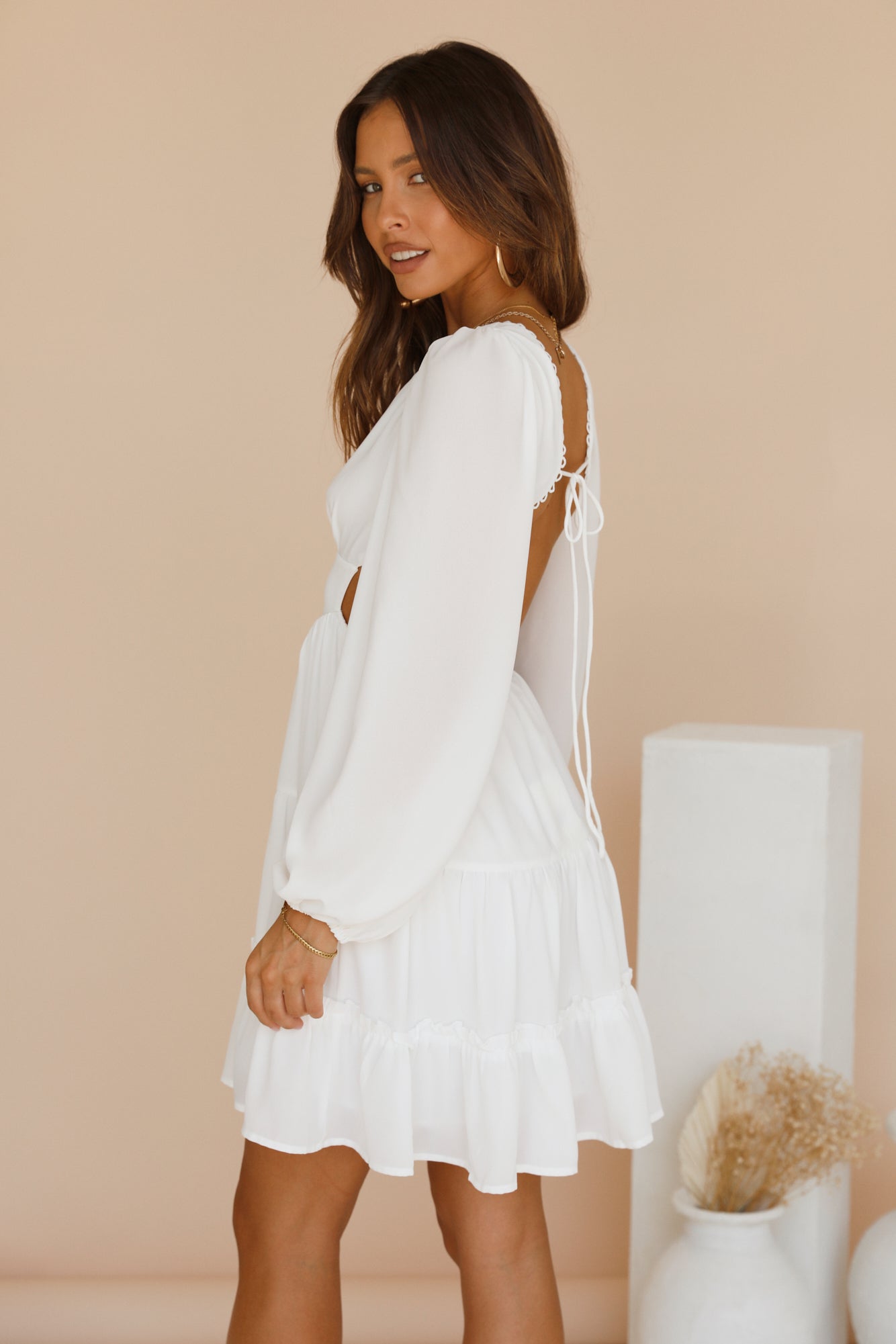 Sweet Relief Dress White