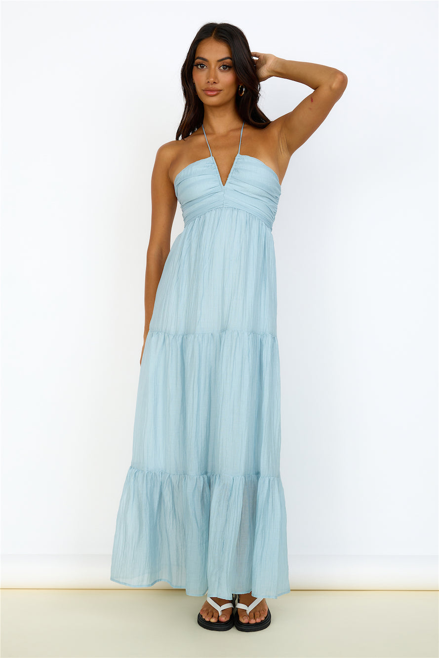 Heavenly Delight Maxi Dress Blue