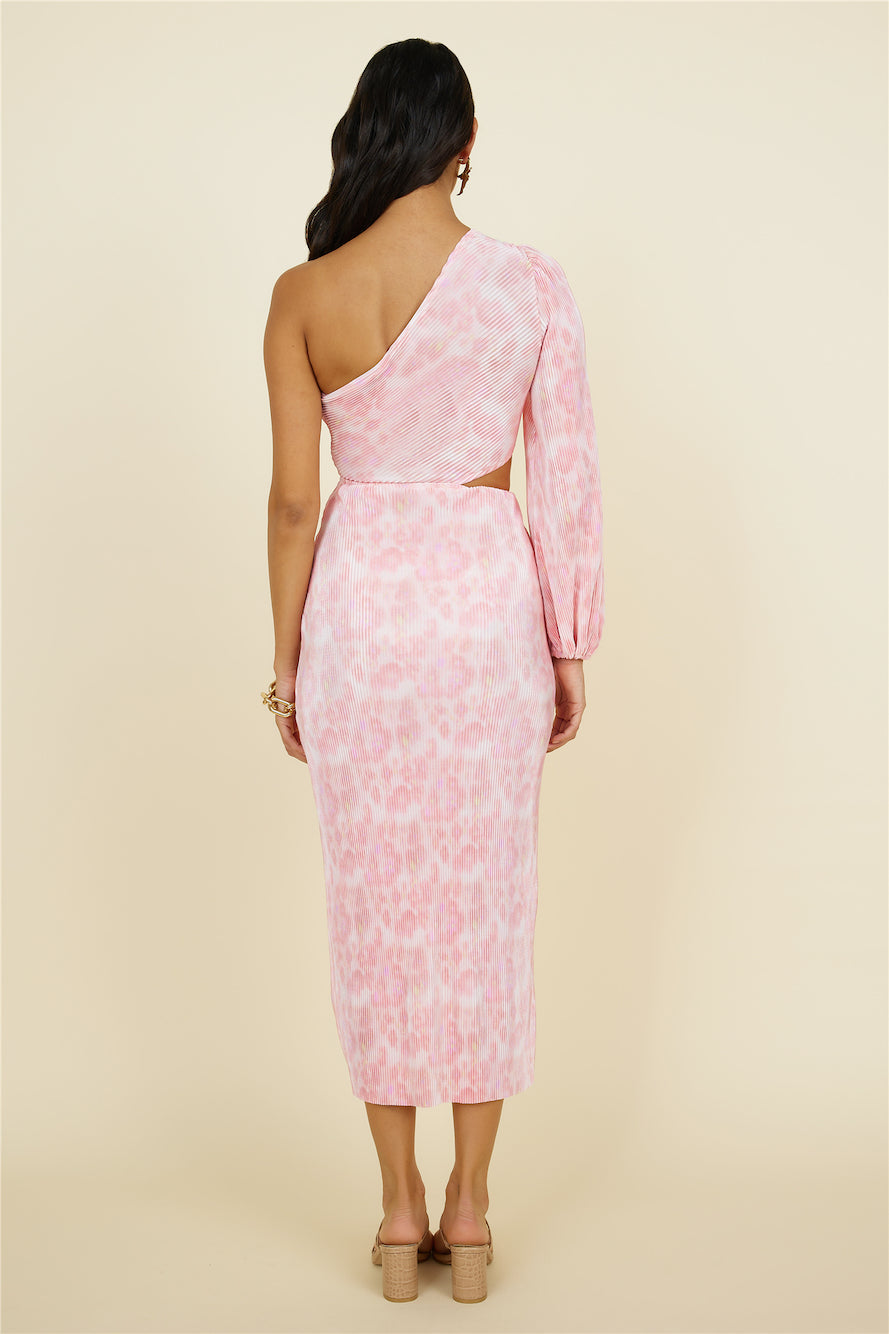 Timing Of It All Maxi Dress Pink