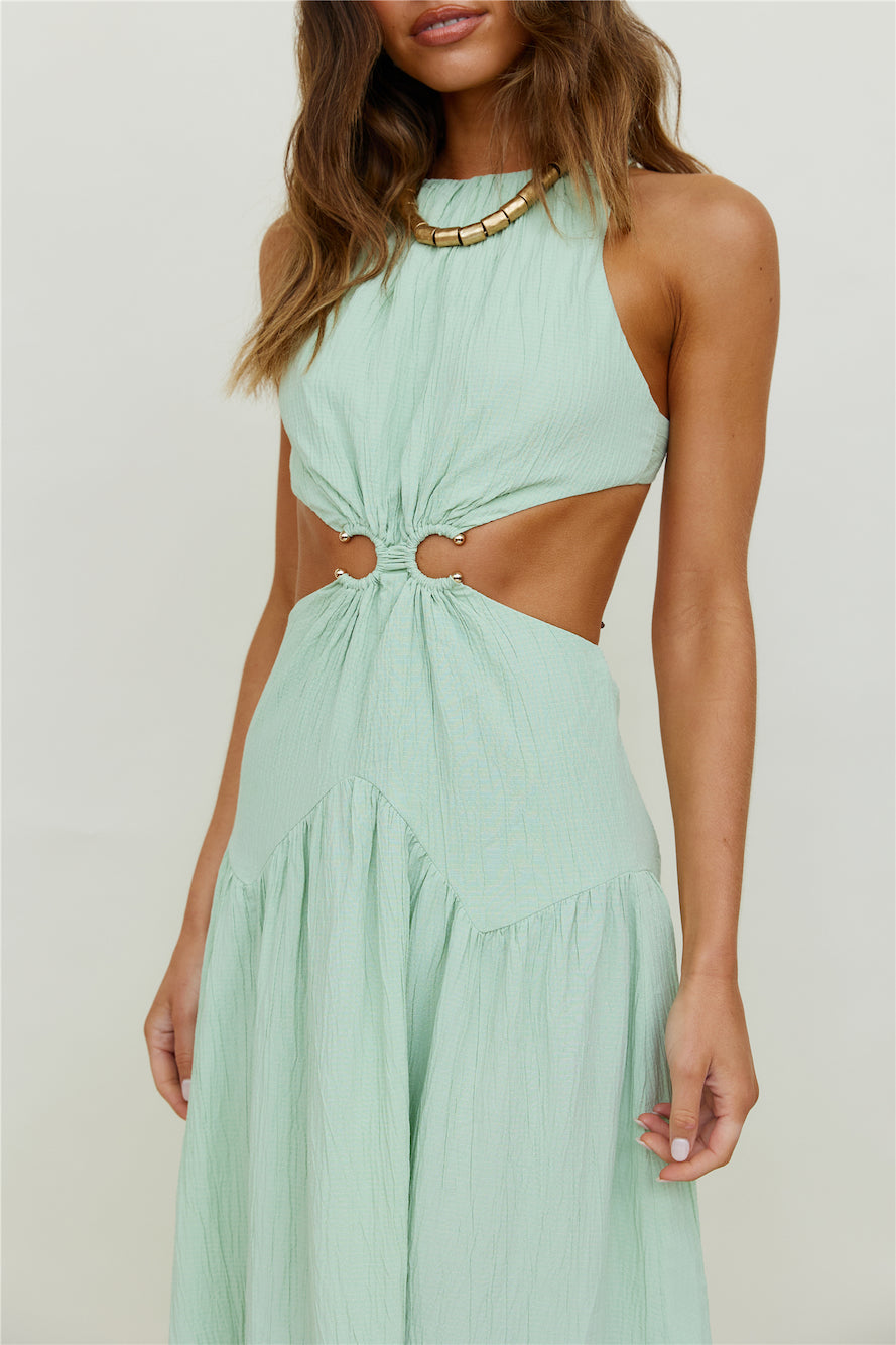 Morning Faye Maxi Dress Green