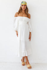 Eternal Dreaming Maxi Dress White