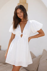 Kite Flying Dress White