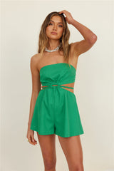 Next Stop Playsuit Green