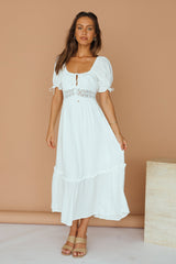 Love This Feeling Maxi Dress White