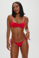 Divine Skimpy Bikini Bottom - True Red