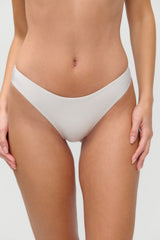 X Jennie Dove Satin Bikini Bottom - Moon