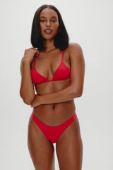 Dove Classic Bikini Bottom - True Red