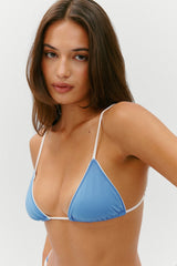 Elena Micro Triangle Bikini Top - Shoreline