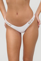 X Jennie Encore Micro Bikini Bottom - Optic White