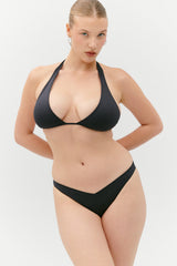 Harper Cheeky Bikini Bottom - Black