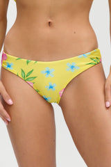 Katarina Satin Cheeky Bikini Bottom - Hibiscus Lemonade