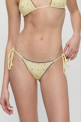 Mackenzie Reversible Bikini Bottom - Honey Bug