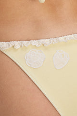 Mackenzie Terry Cheeky Bikini Bottom - Lemon