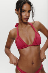 Taite Triangle Bikini Top - Vino