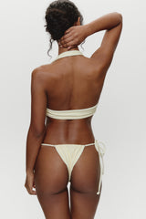 Tia Terry Skimpy Bikini Bottom - Lemon