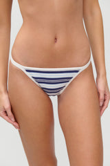 X Jennie Tide Knit Bikini Bottom - Arctic Stripe