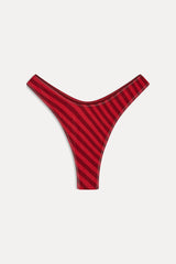 X Jennie Full Moon Bikini Bottom - Spring Stripe