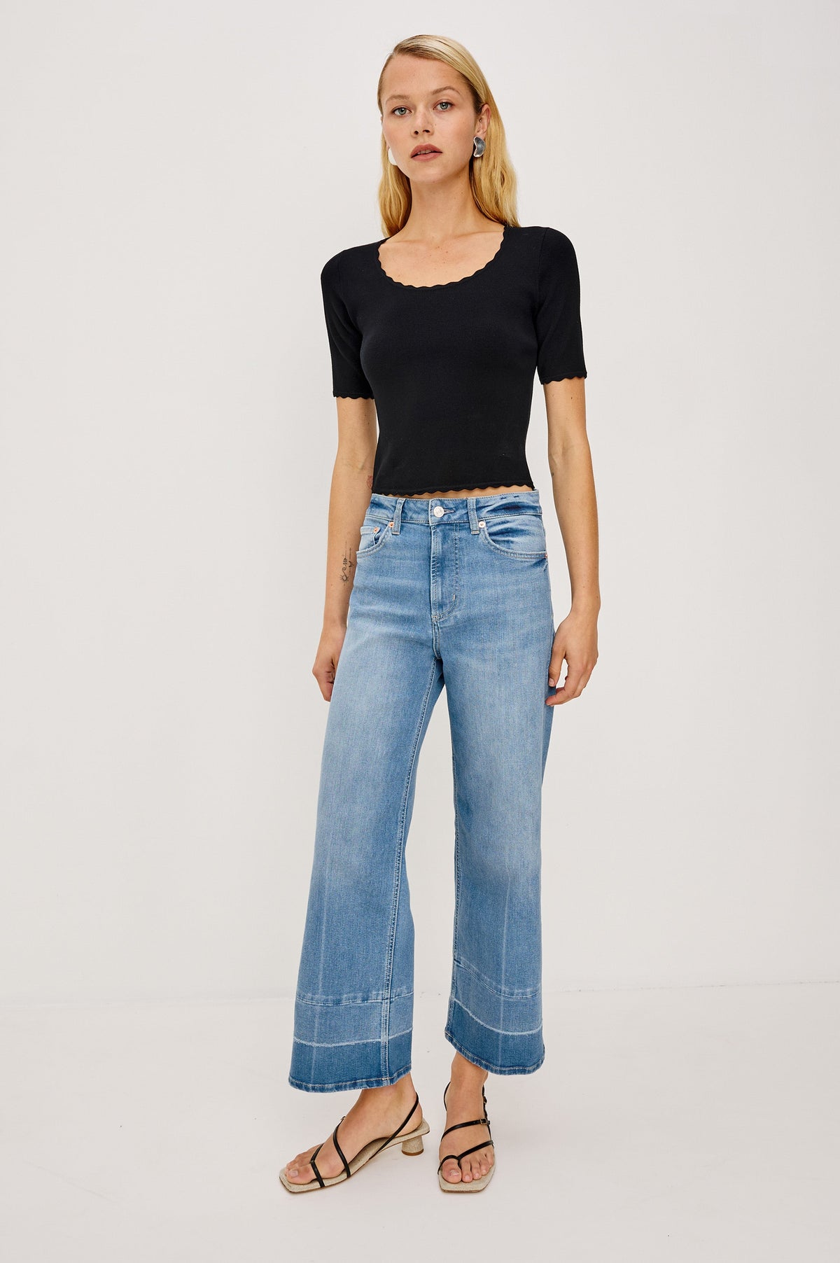 Getty Crop Wide Leg - Independence