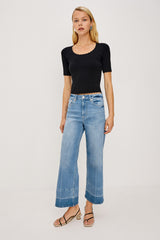 Getty Crop Wide Leg - Independence