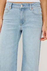 Getty Crop Low Rise Wide Leg - Seaport