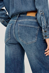 Getty Low Rise Wide Leg - Lagoon