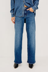 Getty Low Rise Wide Leg - Lagoon