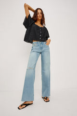 Getty Low Rise Wide Leg - Wave Rider