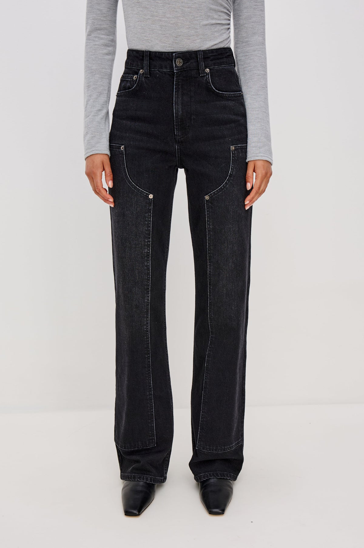 Getty Workwear Wide Leg - Onyx