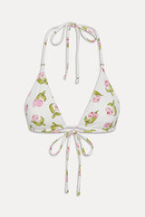 Grace Beaded Triangle Bikini Top - Cherry Picked